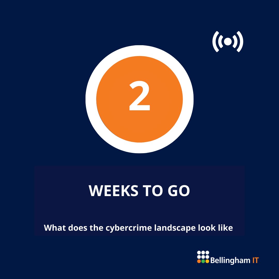 2 weeks to go!

Cybercrime cost businesses £30 billion in 2020. Do you want to know who is behind Cybercrime &amp; on the global scale and its effect on businesses? In particular YOUR business.

Book your place now to find out!

lnkd.in/edCSq_7A