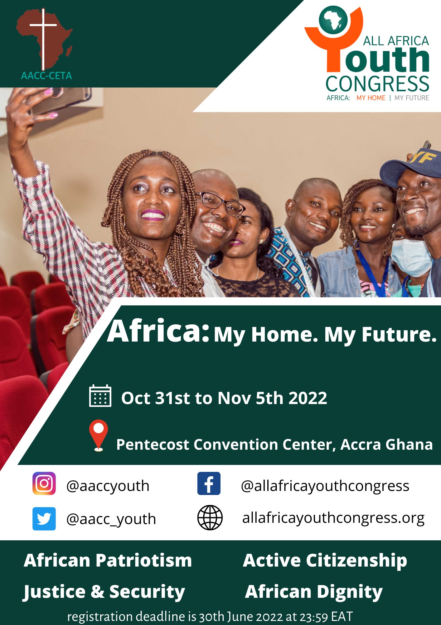 cc Ceta Youth Have You Registered For The All Africa Youth Congress Here Is How You Do It 1 Application To Show Interest To Attend yc 2 Shortlisting Of Participants 3