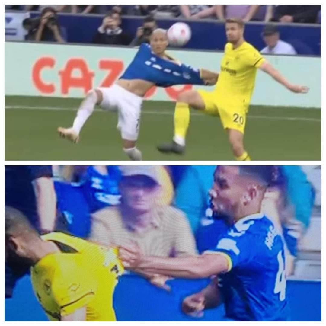 AndyHefc1878's tweet photo. #pgmol did the rules change during the game one given as a free kick and one not https://t.co/bj6rYQDol7