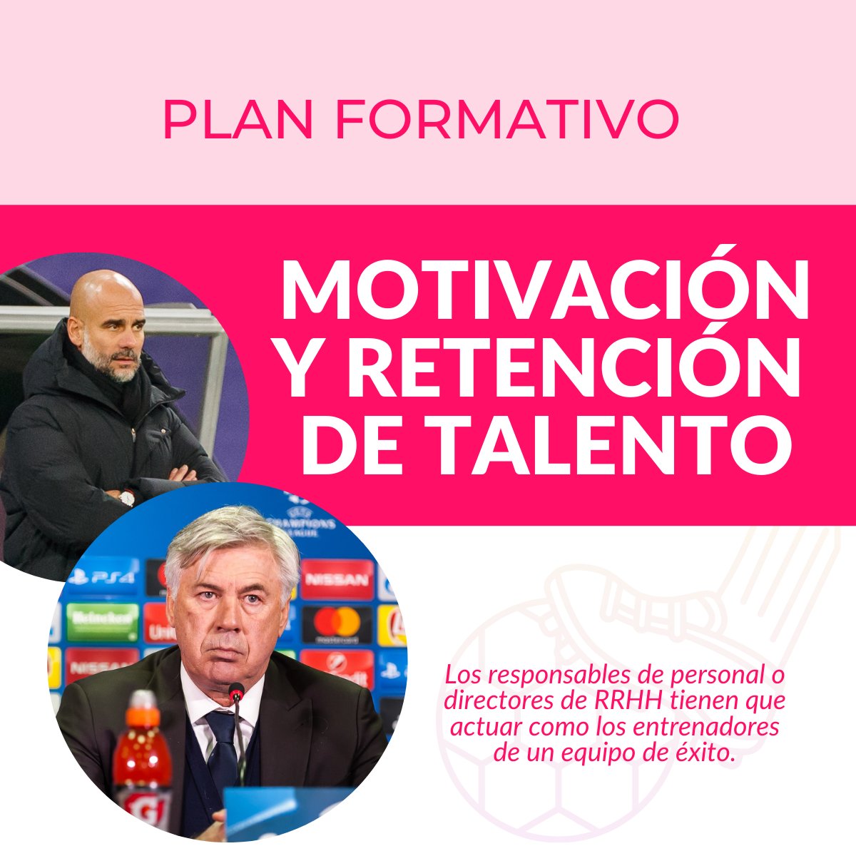 noainnova's tweet photo. PLAN FORMATIVO DE MOTIVACIÓN Y RETENCIÓN DE TALENTO.
Los responsables de personal o directores de RRHH tienen que actuar como los entrenadores de un equipo de éxito. Como responsable de RRHH tienes la obligación de mantener a tu equipo motivado y feliz,

https://t.co/D0m9kVOYfw https://t.co/WI6qp5auyJ