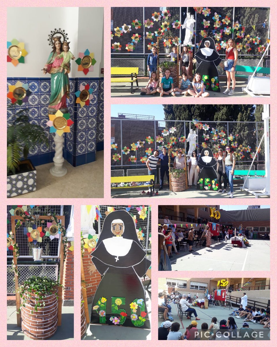 SalesianasESS's tweet photo. Celebramos ya nuestro 150 aniversario. ¡Viva María Mazzarello! 💚💙 https://t.co/oJbmOl9iVu