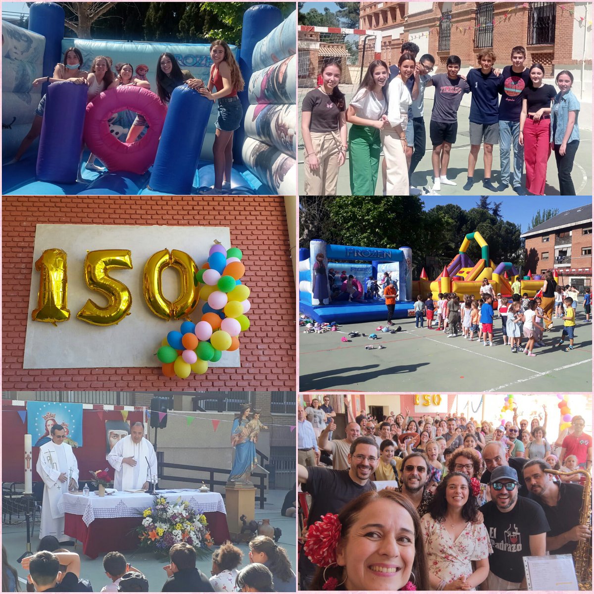 SalesianasESS's tweet photo. Celebramos ya nuestro 150 aniversario. ¡Viva María Mazzarello! 💚💙 https://t.co/oJbmOl9iVu