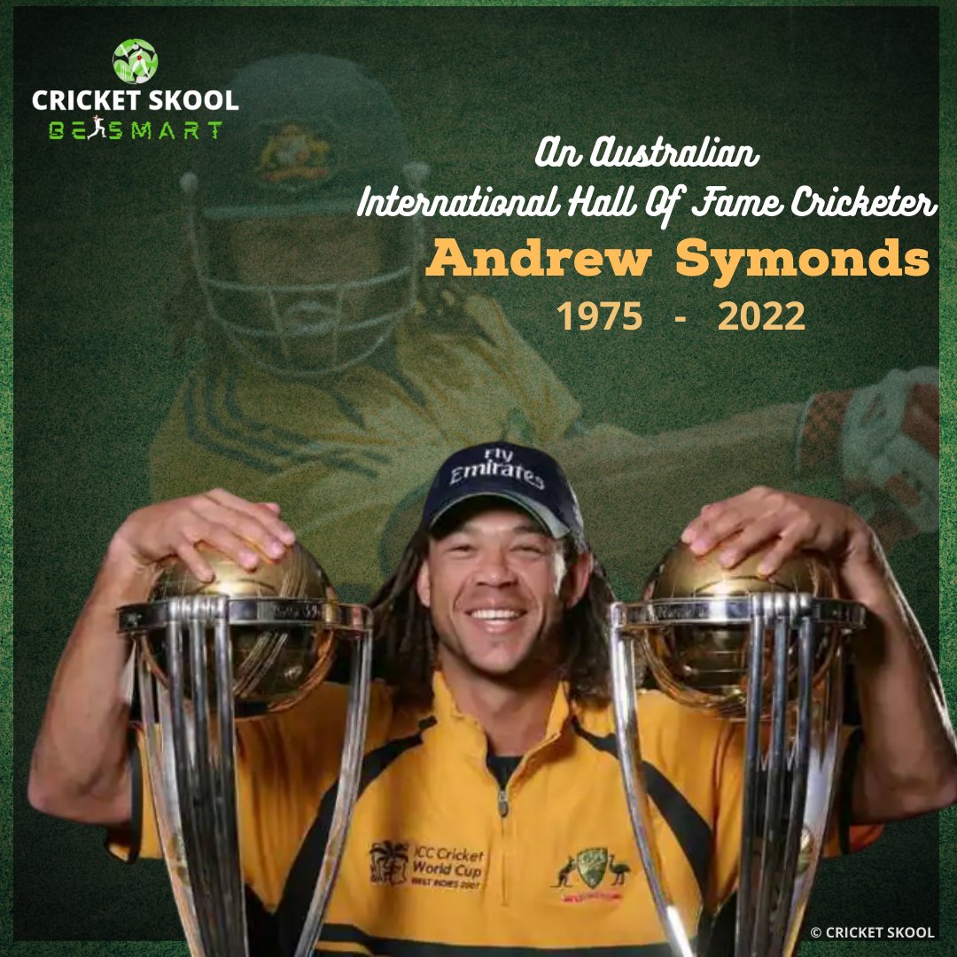 CricketSkool's tweet photo. The former Australia cricketer and two-time World Cup winner Andrew Symonds died in a car crash.

#cricket #CricketTwitter #CricketAustralia #cricketskool #AndrewSymonds #RIPRoy #AndrewSymond #RIPSymonds #RIPAndrewSymonds https://t.co/g1rdxs4130