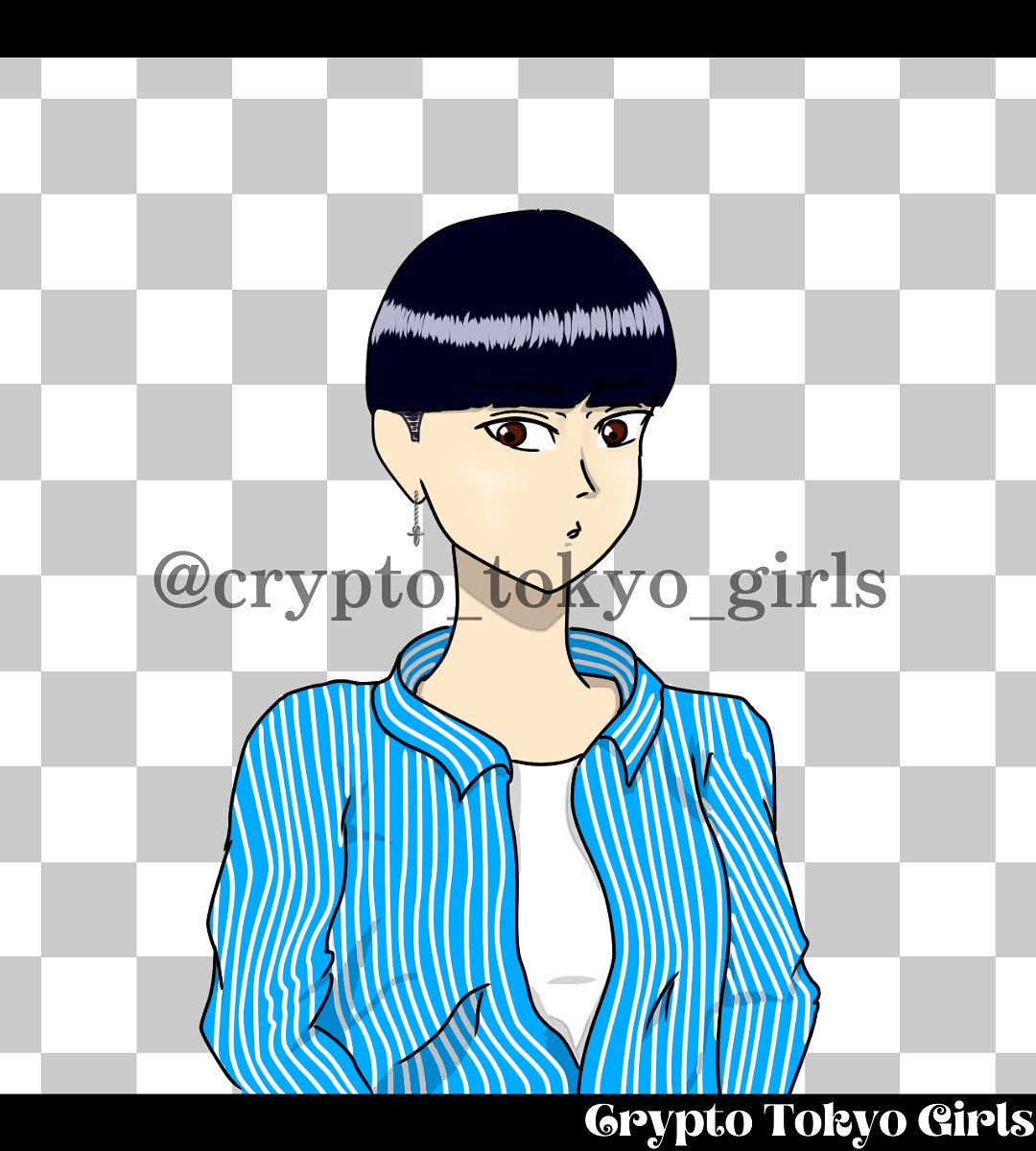 CTG_NFT's tweet photo. 【 Crypto Tokyo Girls】
#0022
 quiet girl😶× Korean boy🇰🇷

She eats ice cream every day.🍦
She will be living in Korea next year.🇰🇷

大人しいガール😶×韓国男子🇰🇷

アイスを毎日食べている🍦
来年から韓国に住む予定

 #nftcommunity #nft #nftart #nftcollector #nftcollectibles https://t.co/ltgTcnvma0