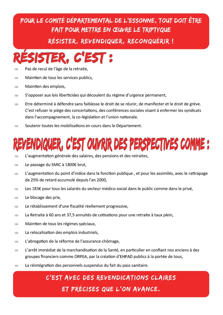 udfoessonne's tweet photo. Déclaration du Comité Départemental FO de l'#Essonne 

#resister #revendiquer #reconquerir #ForceOuvriere 
@udfoessonne @force_ouvriere  #syndicat #evry 

https://t.co/PJhy7VrxH2 https://t.co/p8PQZDCDat
