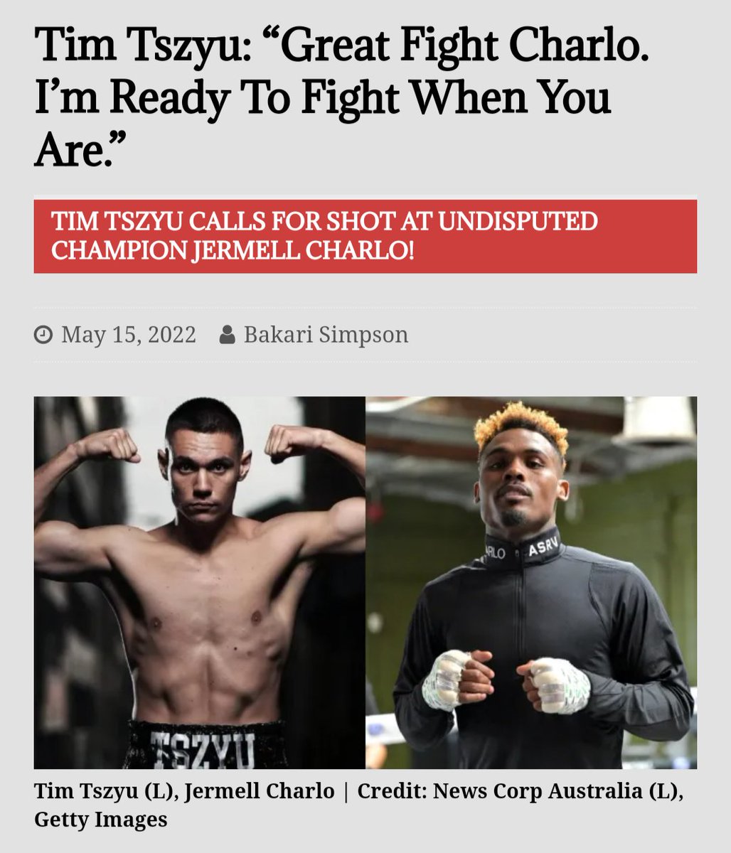 3KingsBoxing's tweet photo. Being the eager spectator, top contender @Tim_Tszyu immediately put his bid in to fight #undisputed #154lb champion @TwinCharlo following his thrilling and historic win over #BrianCastano!
https://t.co/74c33Wx9gi
#BoxingNews #BoxingFans #BoxingMedia #Sports #3KingsBoxing #3KB https://t.co/kveDmLdEOf