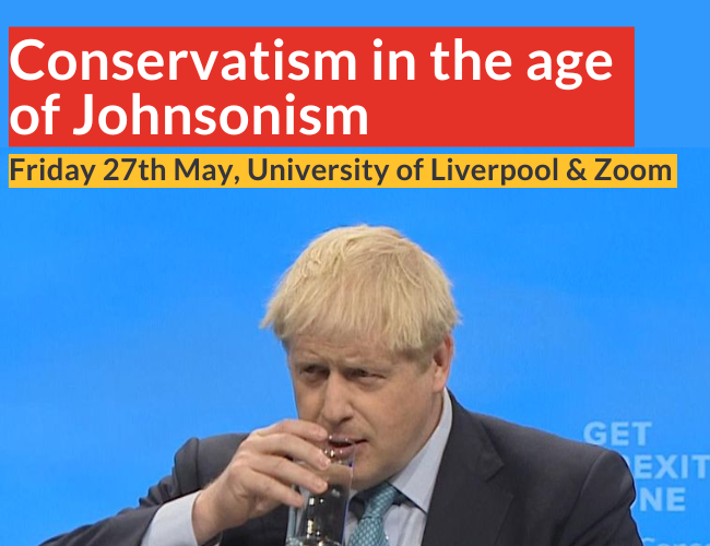 You can now register for our *free*, hybrid, one-day conference 'Conservatism in the Age of Johnsonism', held on Friday 27th May 2022. Register here: eventbrite.co.uk/e/conservatism… Conference programme here: docs.google.com/document/d/1zV…