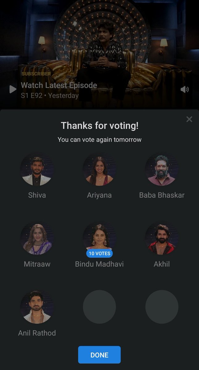 SaiSunilReddy_'s tweet photo. Meanwhile Dont Forget Your Day2 Voting for #BinduMadhavi ♥️♥️♥️

Open @DisneyPlusHSTel 
Vote from all the Mobile Numbers

Complete it before the Day Changes

#BiggBossNonStop https://t.co/zSFIdaTwT8
