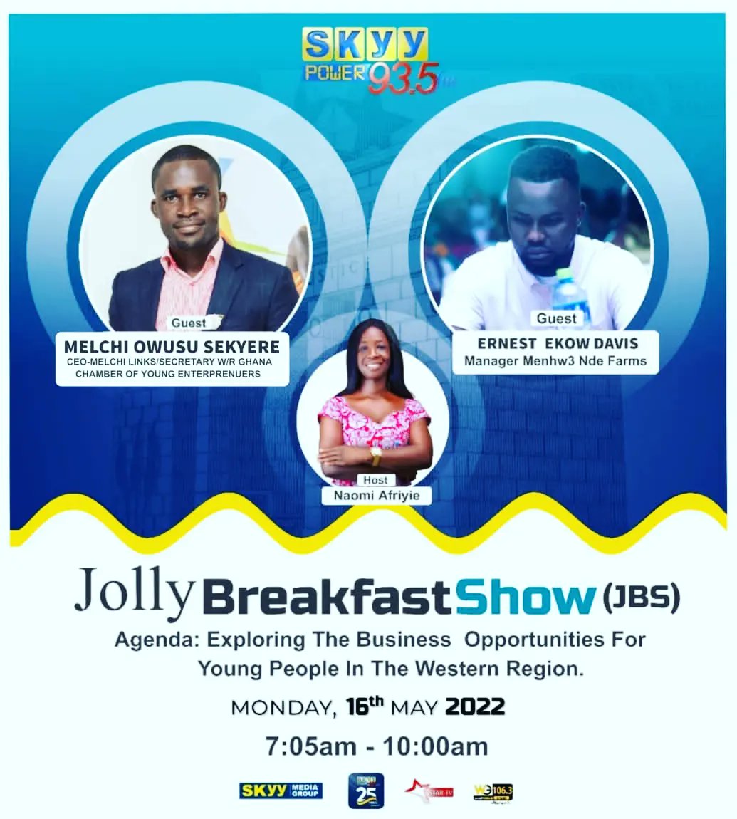 phresh_melchi's tweet photo. Thanks to the President of the Ghana Chamber of Young Entrepreneurs @gcye  @richardeaddison , Mr Richard Addison ( CEO of @kentfarms_gh
For allowing me step in for Him on The Skyy Power FM Entreprenuership Session https://t.co/ag5j6WfCQI 
#UnstoppableLegend💪
#LegendsHub🏢 
#GCYE https://t.co/YD0Ni1sbVY