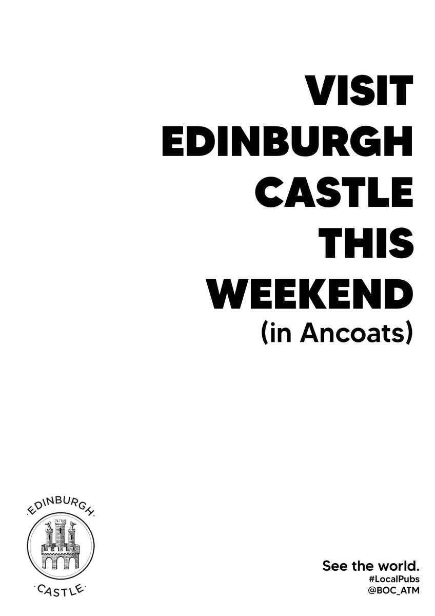 BOC_ATM's tweet photo. My first poster for today's @OneMinuteBriefs to advertise your #LocalPubs 

Love the Edinburgh Castle @ec_ancoats https://t.co/uukD6hMS54