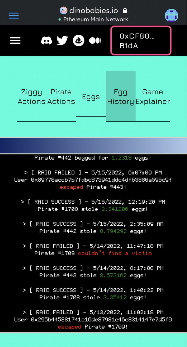 ImCryptoRick's tweet photo. @dinobabiesNFT 8.57 eggs, getting close https://t.co/BkQXT6EnB4