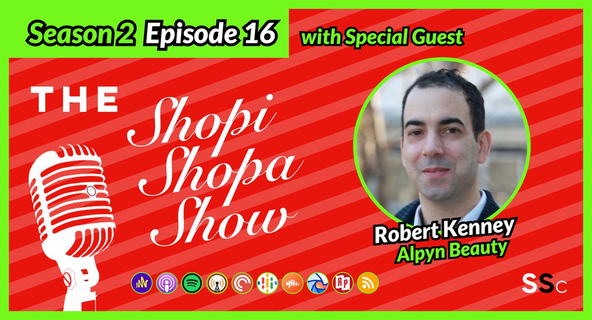 ShopiShopaShow's tweet photo. Season 2, Episode 16 of The ShopiShopaShow is out!🎙

Let's discuss Shopify vs Amazon and the latest Shopify news with guest Robert Kenney, Director of Digital at @AlpynBeauty.

👉https://t.co/rWdNxitEXZ

Available on all podcast platforms.📡 https://t.co/E7X1lj5cVY