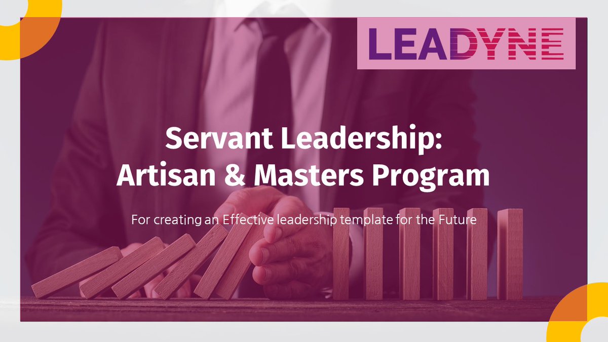 LeadyneOB's tweet photo. Become a Servant Leader by enrolling in our Servant Leadership programs Servant Leadership Masters or Artisan programs, using our intuitive Digital learning platform. Check brochures for program details. Contact us at info@leadyne.com for more info.
#ServantLeadership https://t.co/r1h8kohIDY