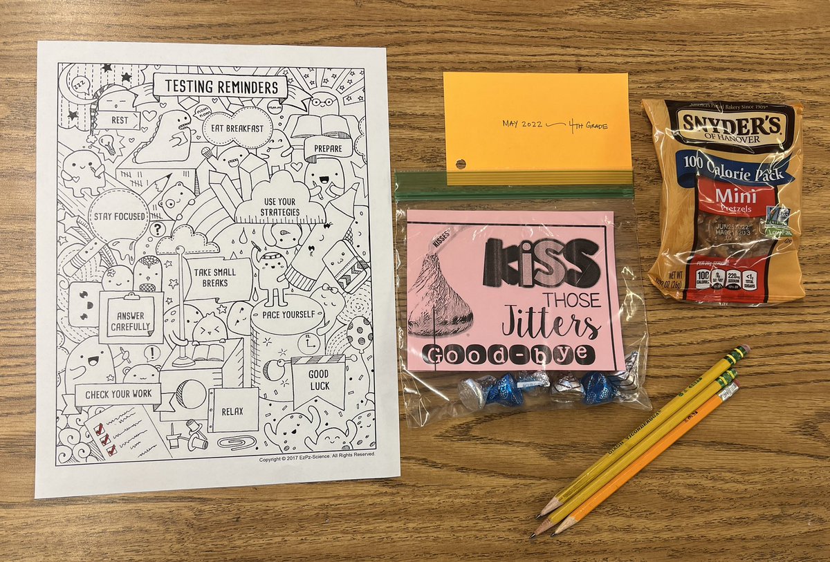 TheDonutTeacher's tweet photo. Harris kiddos are ready for DAY ONE of #GAMilestones !!! One of my favorite things to do during testing week is give them handwritten notes from their family and friends. There are so many smiles in the room this Monday morning☺️ #GoodLuck #DoYourBest #YouGotThis https://t.co/1Fyft7wI59