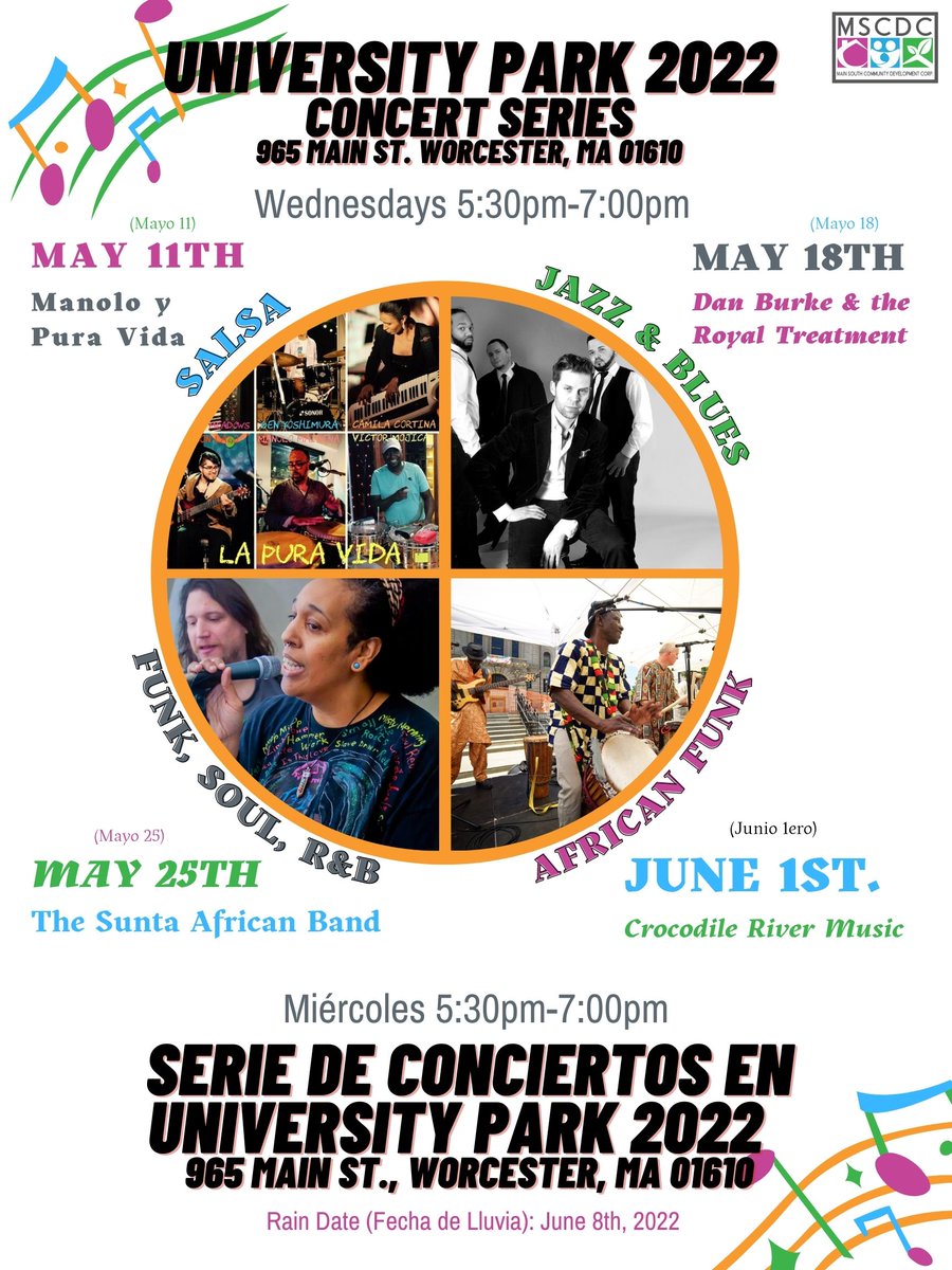 The MSCDC Spring 2022 Concert Series at University Park CONTINUES THIS WEDNESDAY 5/18/22 - mailchi.mp/48d9c969e116/t…