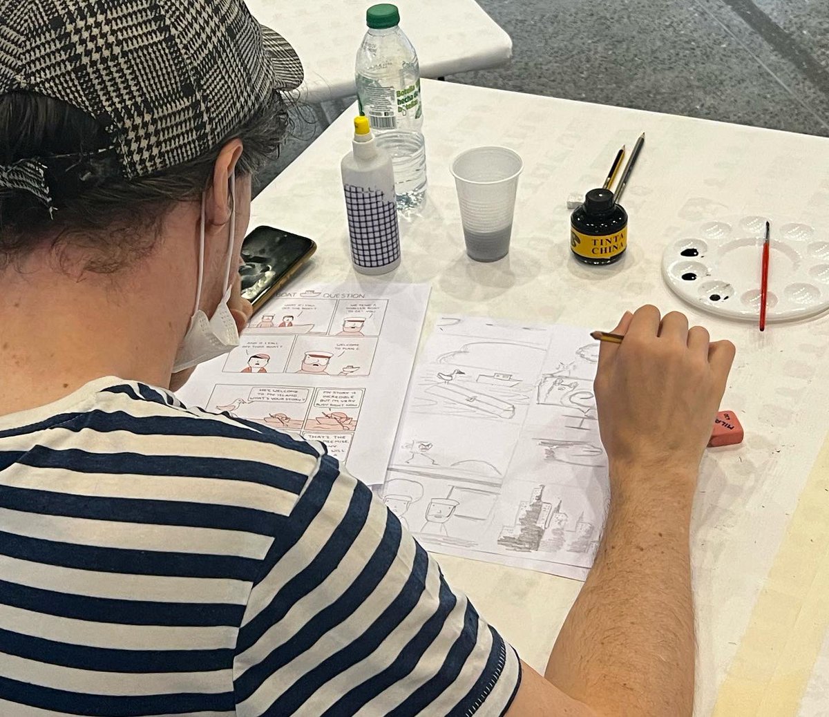 musacmuseo's tweet photo. Fin de semana de “Historietas”. Taller de #cómic con Javier Rodríguez Pino, antesala a su exposición IRA. La historia de Antonio Ramón Ramón en el #Lab987.

🗓 ¡Desde el 21 de mayo! https://t.co/L1e3XgqzZv