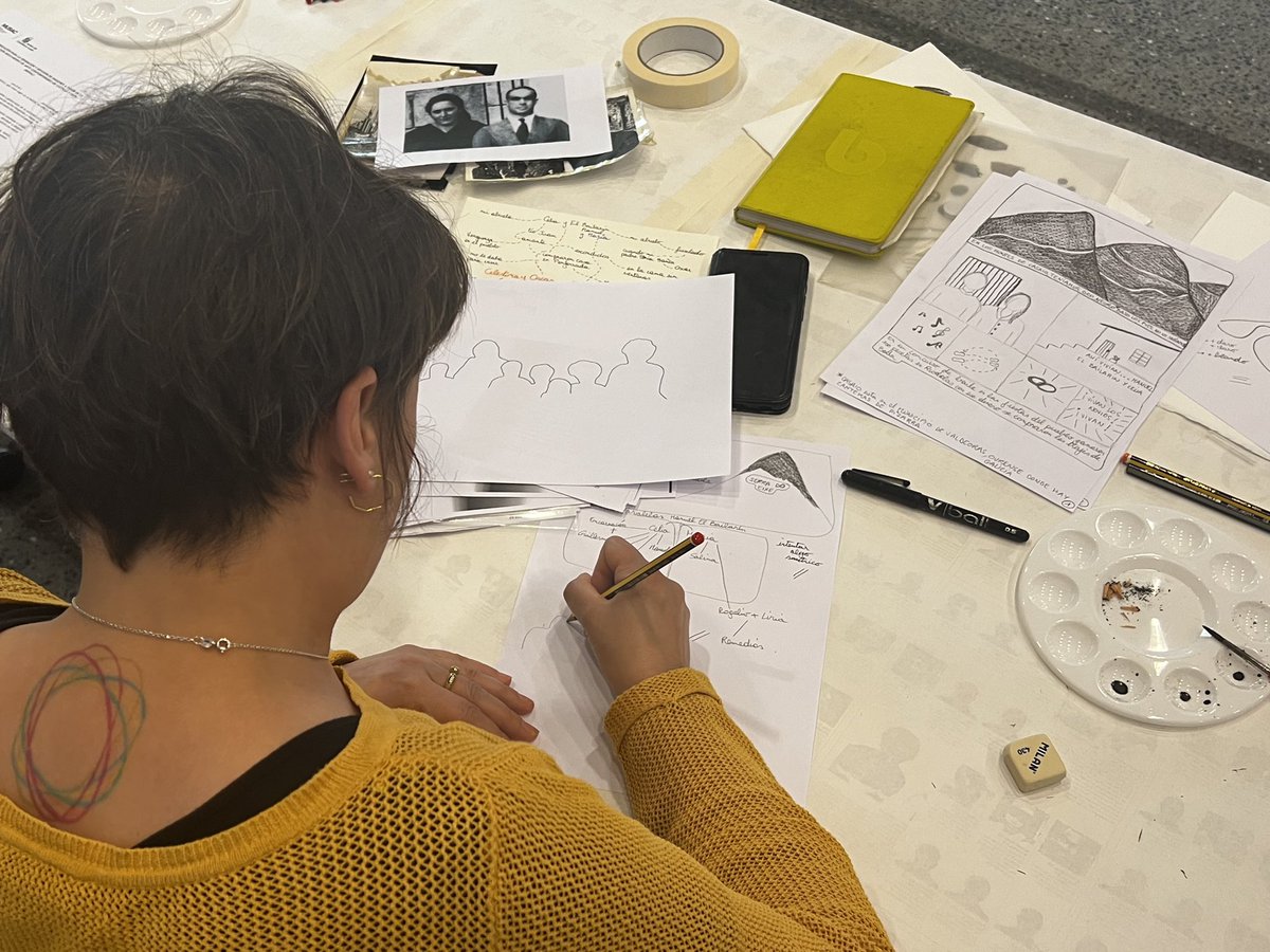 musacmuseo's tweet photo. Fin de semana de “Historietas”. Taller de #cómic con Javier Rodríguez Pino, antesala a su exposición IRA. La historia de Antonio Ramón Ramón en el #Lab987.

🗓 ¡Desde el 21 de mayo! https://t.co/L1e3XgqzZv