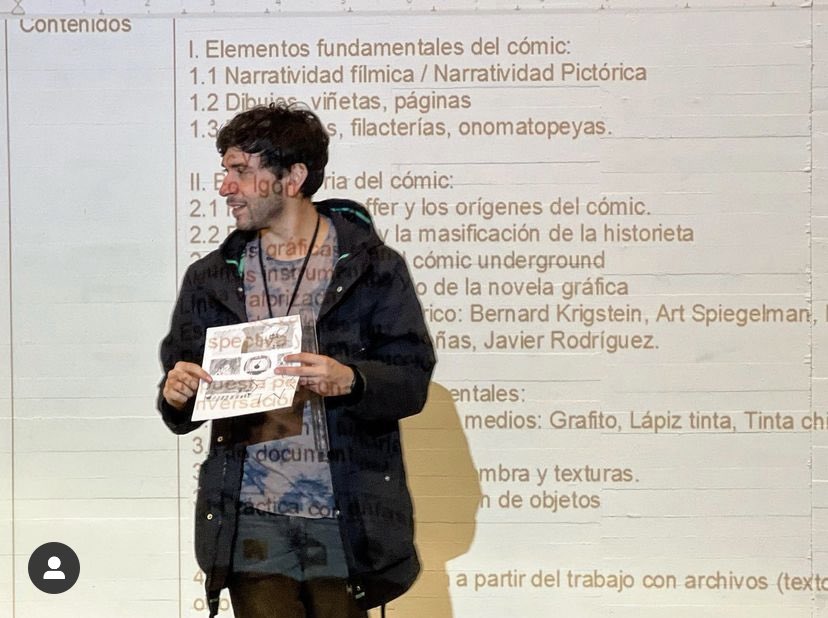 musacmuseo's tweet photo. Fin de semana de “Historietas”. Taller de #cómic con Javier Rodríguez Pino, antesala a su exposición IRA. La historia de Antonio Ramón Ramón en el #Lab987.

🗓 ¡Desde el 21 de mayo! https://t.co/L1e3XgqzZv