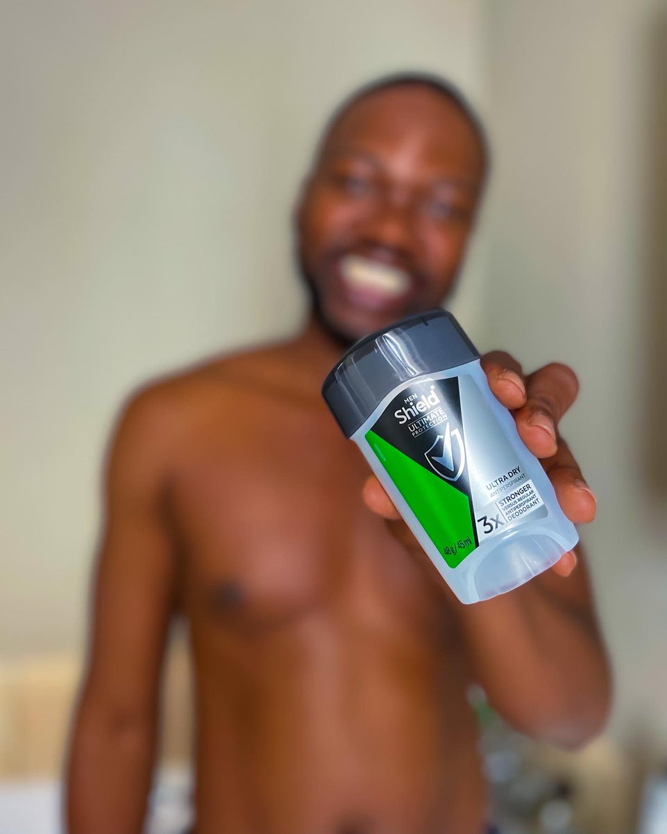 DonaldNkomo's tweet photo. As you know, I have been using @Shield_ZA for a few months and I trust Shield when it comes to protecting me against sweat and odour. I live a full life, with a jam packed schedule and I’m so thankful I don’t have to worry about sweat and odour as I go about my day. #ShieldWorks https://t.co/n0arTKbXeE