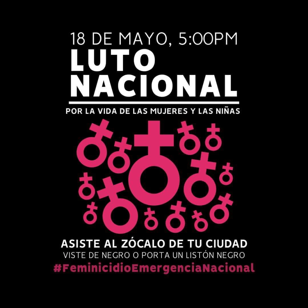 YndiraSandoval's tweet photo. 🖤Esta mañana con @RicardoRocha_MX en @Radio_Formula hablamos sobre la declaratoria del #LutoNacional que se realizará en todas las plazas públicas del país este 𝟭𝟴 𝗱𝗲 𝗺𝗮𝘆𝗼 / 𝟱𝗽𝗺 recuerden que también pueden sumarse portando un listón negro. Pasen la voz 📣 https://t.co/XlpDLqiK8K