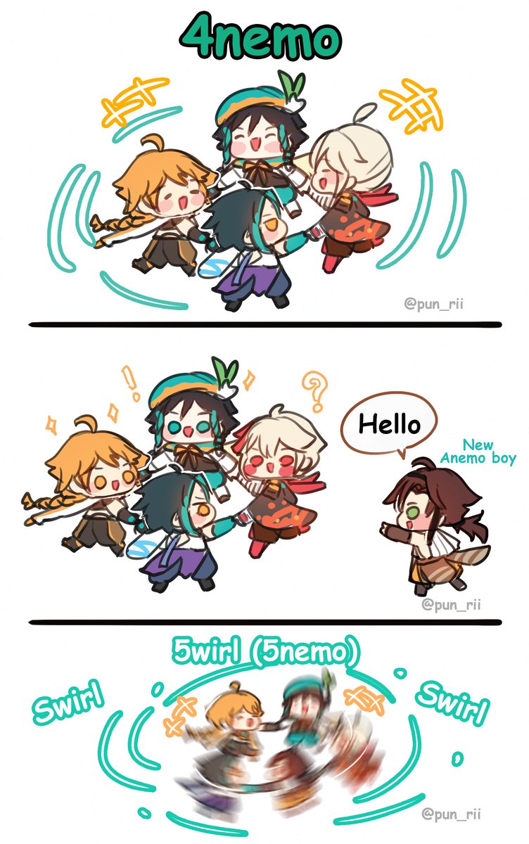 😅
#4nemo #Heizou #aether #xiao #venti #kazuha 