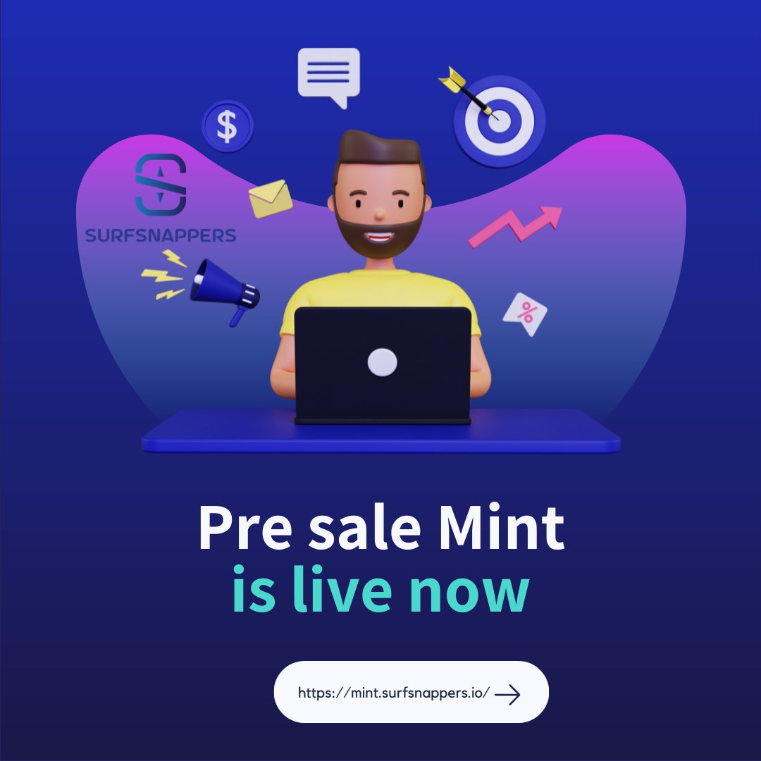 Presale Mint is live now. Please come and join our Discord to get Whitelisted. only for 35 MATIC
discord.gg/GnEVRpfJ?event…
#presale #presalemint #nftmintingnow #nftcommunity