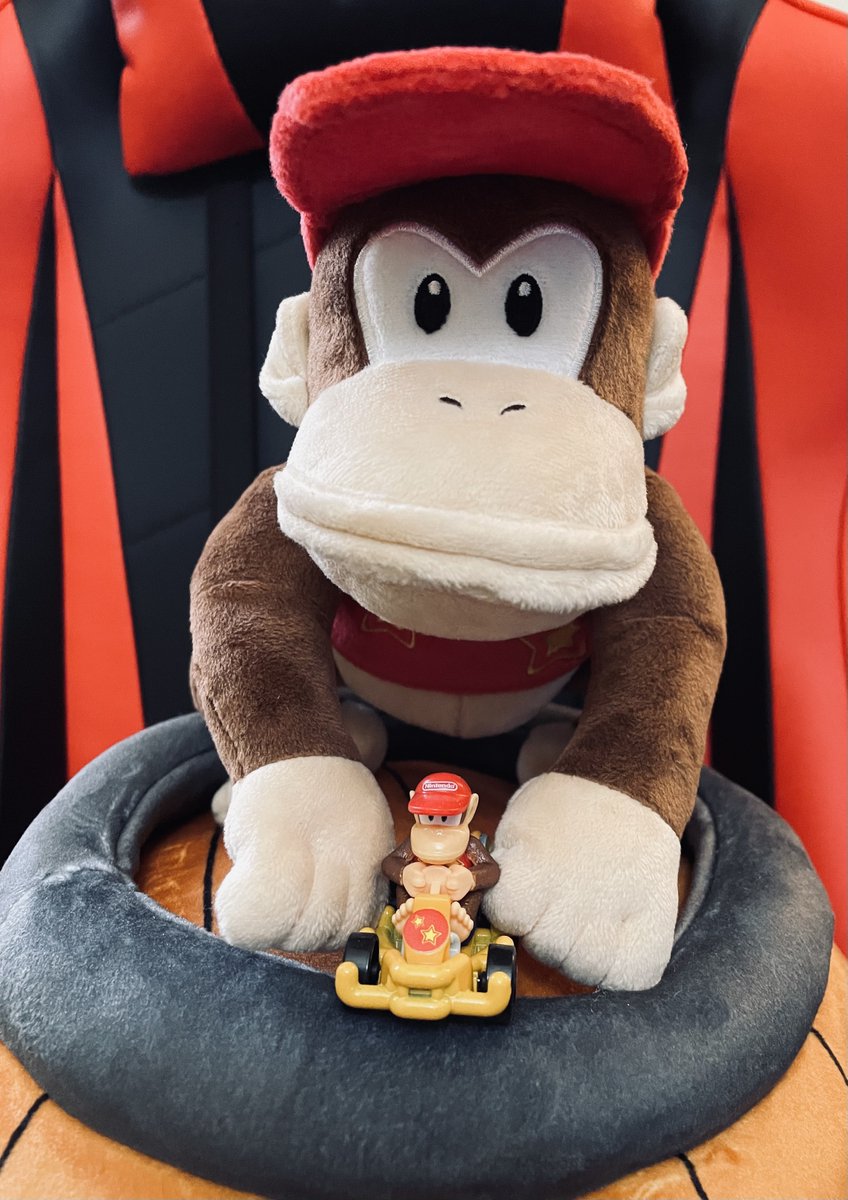 dkvine's tweet photo. Double the Diddy! Win a Diddy Kong plush and Hot Wheels kart, just in case your gorilla mentor gets abducted or a pig from space ever takes over your parents' island! To enter, simply follow us and retweet. We'll draw the winner this Wednesday at 5 PM EDT/2 PM PDT (10 PM BST)! https://t.co/K2J8WXyIXu