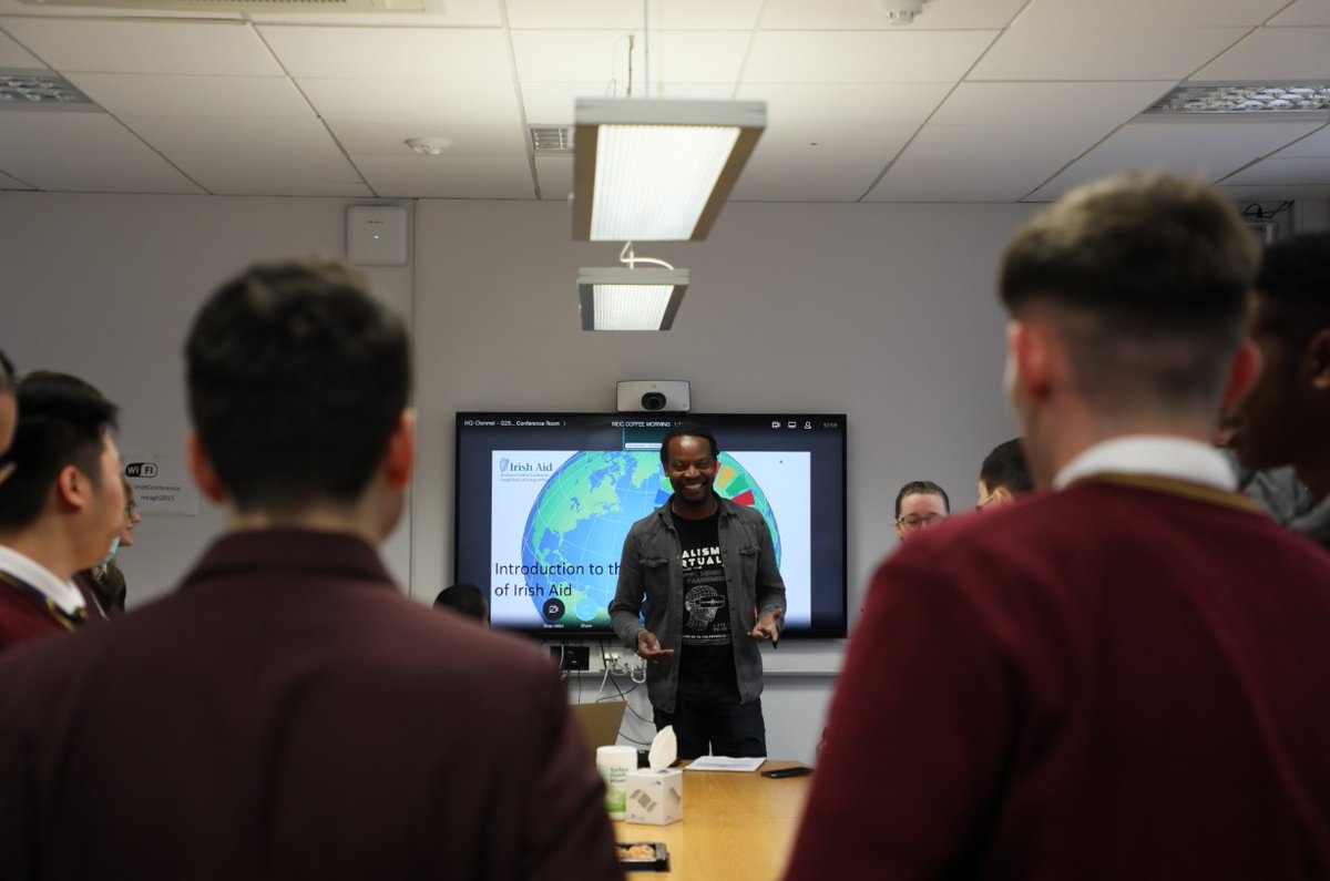 dfatirl's tweet photo. We were delighted to partner with @NEIC_Dublin &amp; welcome students from @LarkinCDETB and @WeLoveOCS to DFA last week.

 From our work on the UN Security Council to our Passport Offices, we spoke about different careers within DFA, the places you can work &amp; the paths to get there. https://t.co/wSFHJV14ZK