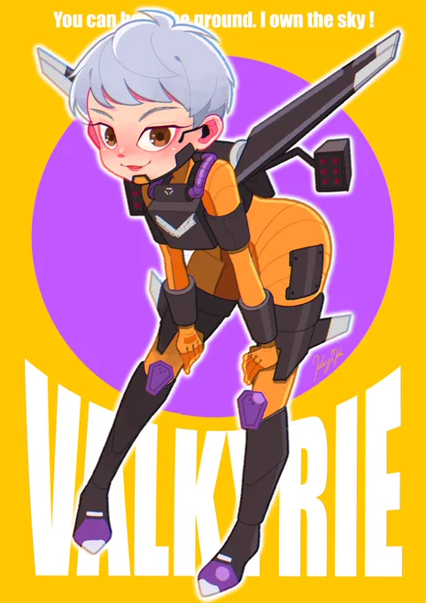 Apex Legends / Valkyrie / ヴァルキリー#ApexLegends  #ApexLegendsFanart  #APEXイラスト #apexfanart #APEX  #Valkyrie #FANART 