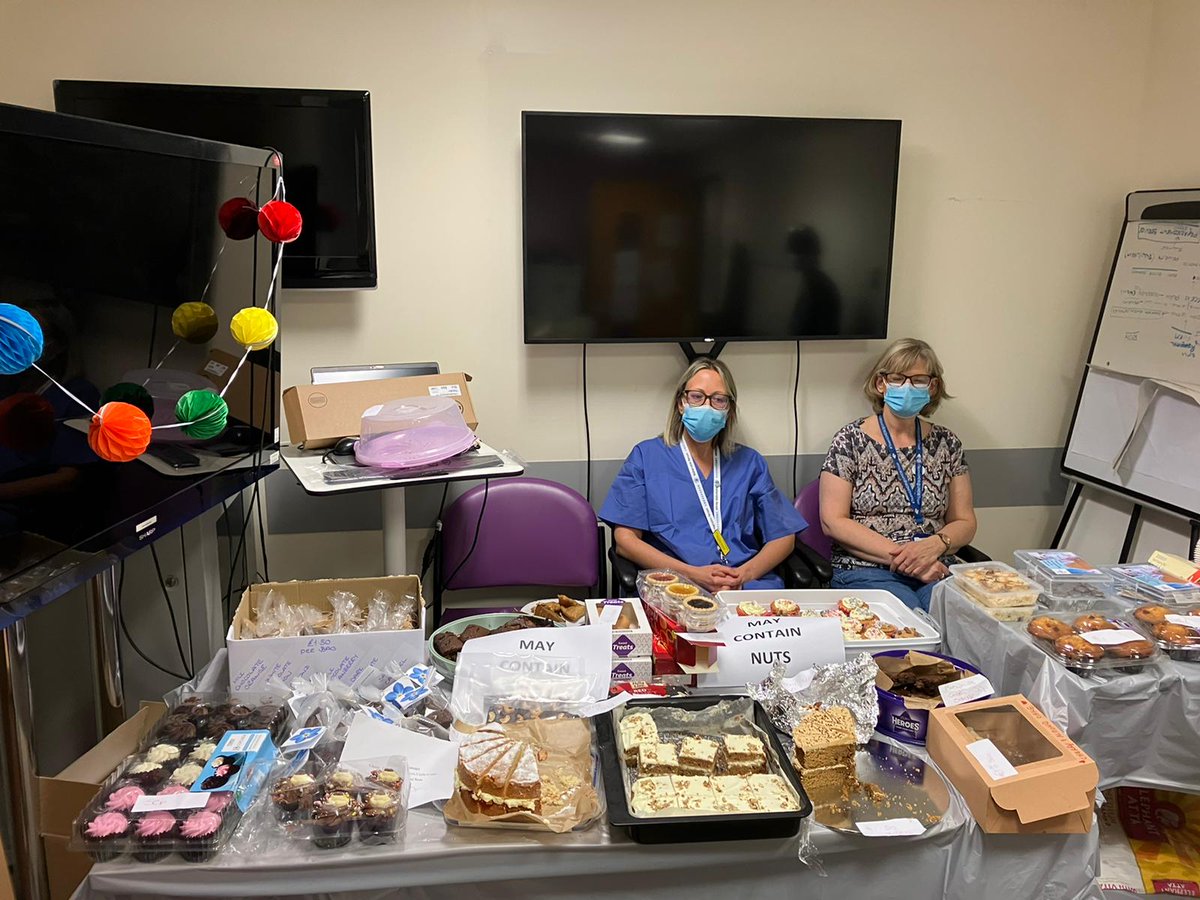 Heather Gascoigne (@heatherg_ld_nd) on Twitter photo Well done to the Endoscopy Team at RDH!!! They may have some cakes left! Pop down.
Raising money for Dementia during Dementia Awareness Week!!! <a href="/charlottekawal1/">Charlotte Kawalek</a> <a href="/UHDBTrust/">University Hospitals of Derby and Burton NHS FT</a> #TeamUHDB Well done to the Endoscopy Team at RDH!!! They may have some cakes left! Pop down.
Raising money for Dementia during Dementia Awareness Week!!! <a href="/charlottekawal1/">Charlotte Kawalek</a> <a href="/UHDBTrust/">University Hospitals of Derby and Burton NHS FT</a> #TeamUHDB