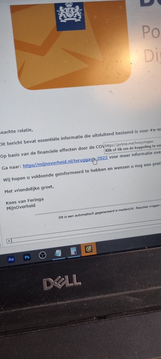 AllAboutDeeJz's tweet photo. Belasting terugave van 300 euro en voor een veelfout getild gaan worden zeker...

#scammers
#emailfraude

@Politie @BDzakelijk @Belastingdienst @RVO_Nederland https://t.co/Nf0zJ8PUxM