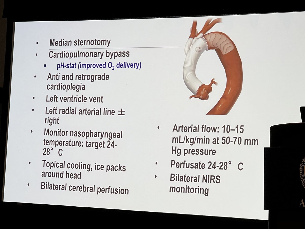 State of the art open arch repair from @JCoselli_MD @Texas_Heart Love the complex menu of options when doing aortic arch surgery, makes it an art and a science! #AATS2022 #AATSbacktogether #aortaed @MarcMoonMD @LaurenBarronMD @OPreventzaMD @AATSHQ