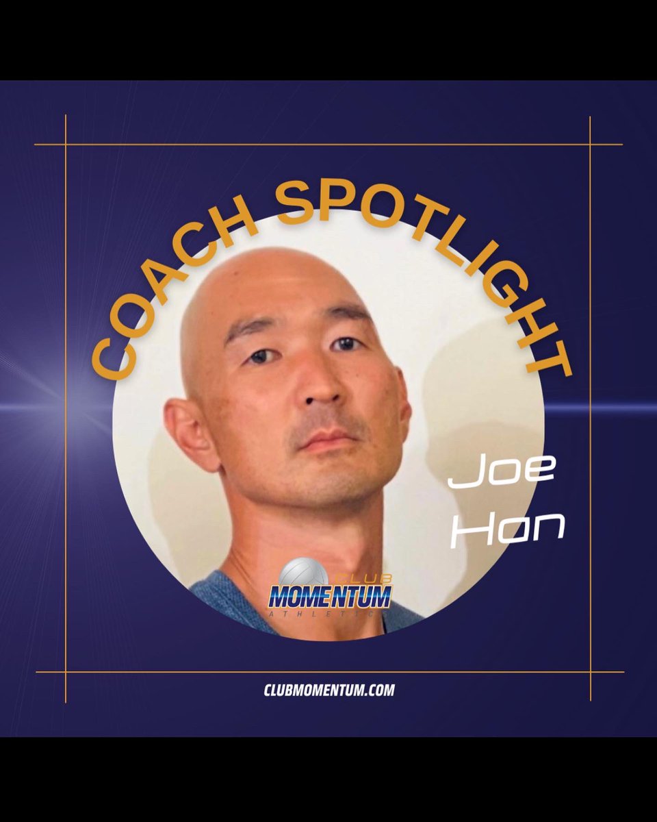 ClubMomentum's tweet photo. Our #CoachSpotlight today is Coach Joe! https://t.co/lg8MsM8hDN