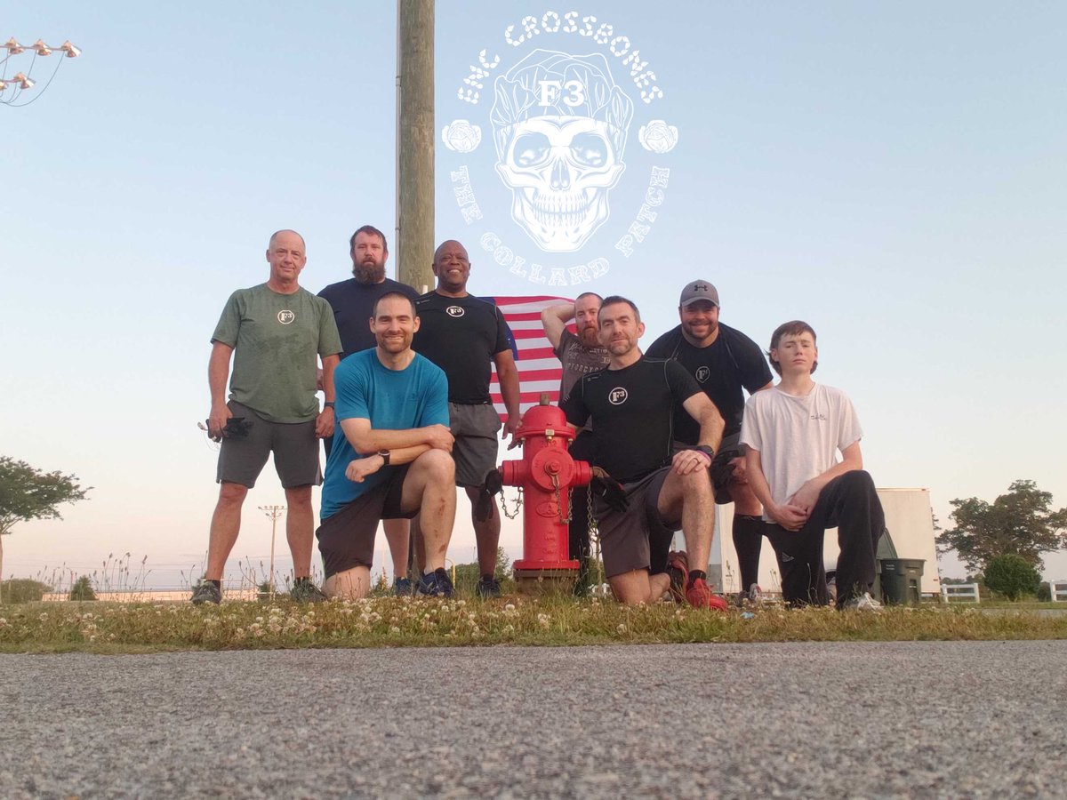 F3ENC's tweet photo. 47 PAX Ready for work:

19 @ #breakdown
17 @ #mash
8 @ #thecollardpatch
3 @ #aboynamedsue

#f3enc
#F3Nation
#f3counts https://t.co/IWF1stWrC7