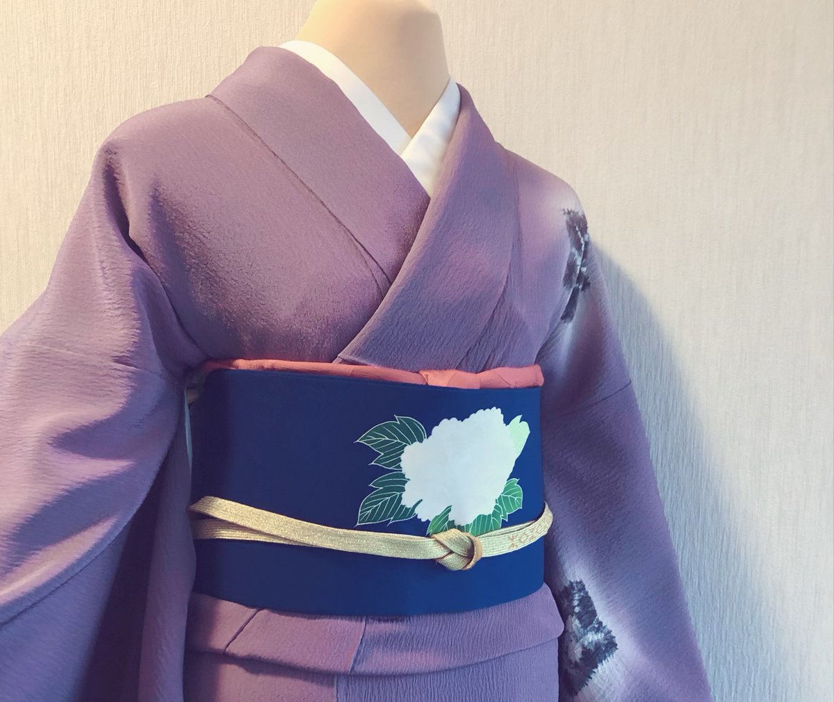 あの美しき勇姿を思い出しつつ……歌仙兼定イメージ着物コーデです 絞り 