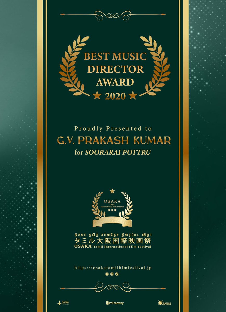 Praywin6's tweet photo. @gvprakash @Suriya_offl @Sudha_Kongara 

Dear GV Brother... Your music is a medicine to many broken hearts... Congrats and Thanks for such a wonderful music... 
Behalf of Adbeel Media we wish you many more accomplishments to come... Keep Rocking... 👍 https://t.co/bXuQZL6OB4