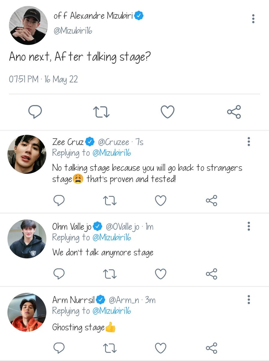 offguntly's tweet photo. Dirty Air characters -one tweet au
▸Stages
#offtayarm
#Mewzee
#ohmkao https://t.co/PYfwDr6mWG