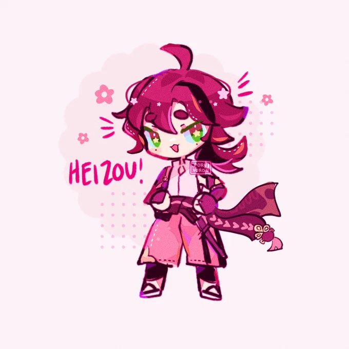 hehehe pink heizou  >:) 💗💗💗 https://t.co/Lg2G2xXEQP 