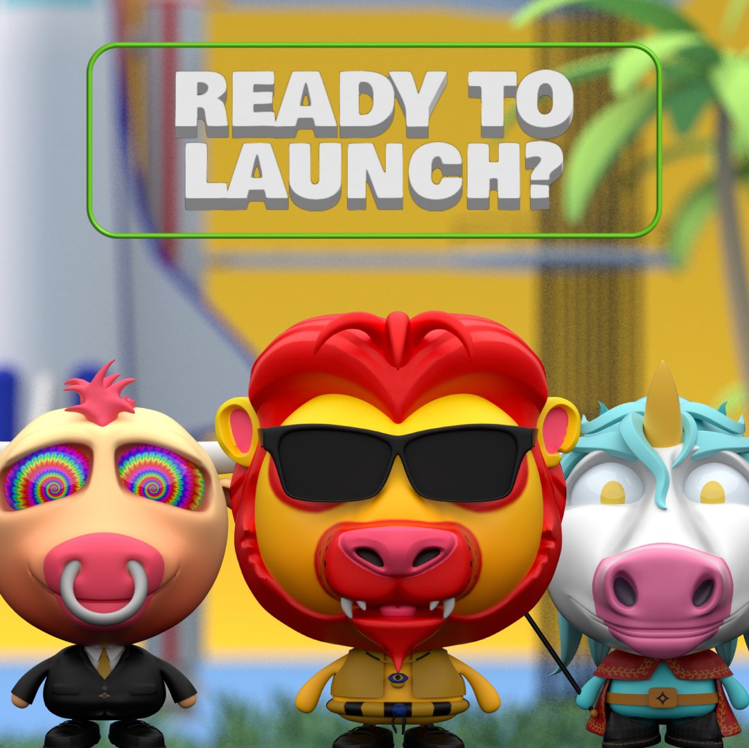 MoonHeadsIO's tweet photo. gm frens,
​
​Hit like if you;
​1️⃣ Registered to the Premint
​2️⃣ Have you metamask locked and loaded
​3️⃣ Are ready to party on May 20th when the ZooMers finally drop! https://t.co/vM2lAIPtSO