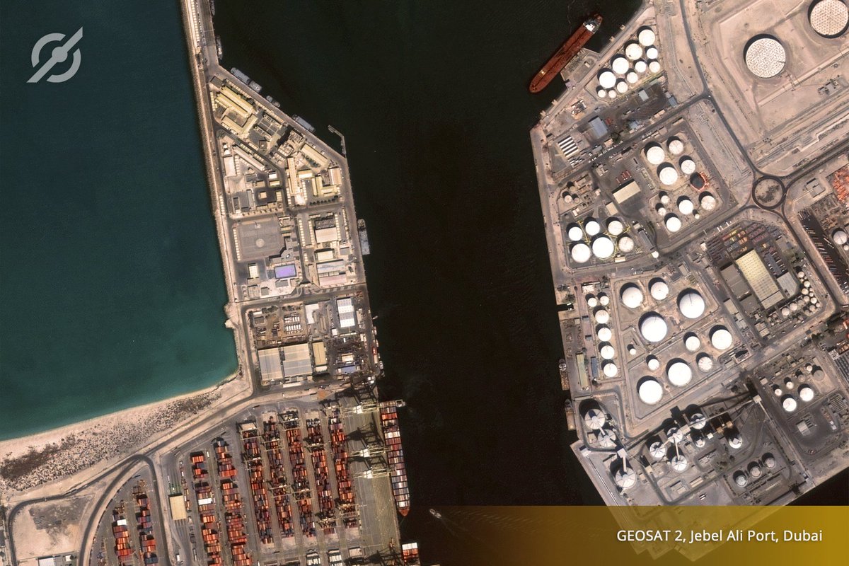 geosat_sat's tweet image. #GEOSATSeries –  #ENERGYandRESOURCES - Make more accurate market predictions thanks to the ability to monitor the volume of oil stored in a specific area while minimizing costs and risk. #OilandGas #GEOSAT2 #JebelAli #Port #Dubai