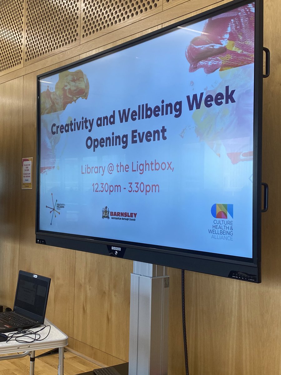 Wendy Lowder (@lowderwendy) on Twitter photo Great to be at the launch of #creativityandwellbeingweek in Barnsley - so many activities taking place so please check out <a href="/BarnsleyCouncil/">Barnsley Council</a> website for more info Great to be at the launch of #creativityandwellbeingweek in Barnsley - so many activities taking place so please check out <a href="/BarnsleyCouncil/">Barnsley Council</a> website for more info