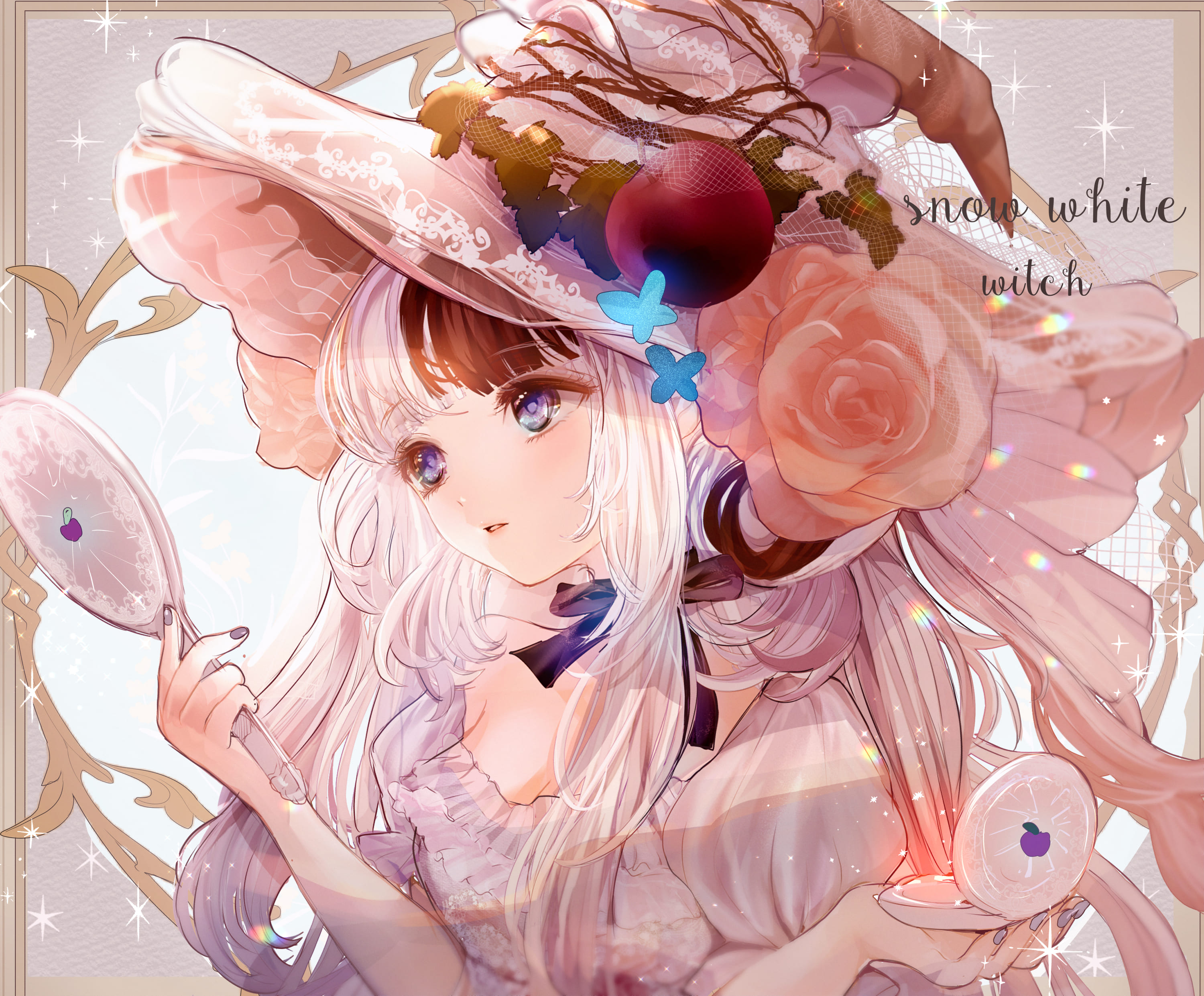 こもりひっき ローソンブロマイド発売中です 白雪姫魔女 Wip 童話の白雪姫がテーマの 魔法のコスメ 魔女の 女の子 イラストです みんなで楽しむtwitter展覧会 オリジナル 3ヶ月上達法 T Co Gjll5v7uln Twitter
