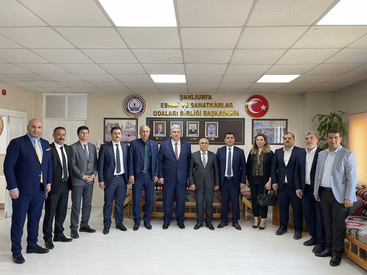 Şanlıurfa Esnaf ve Sanatkarlar Odaları Birliği tweet media