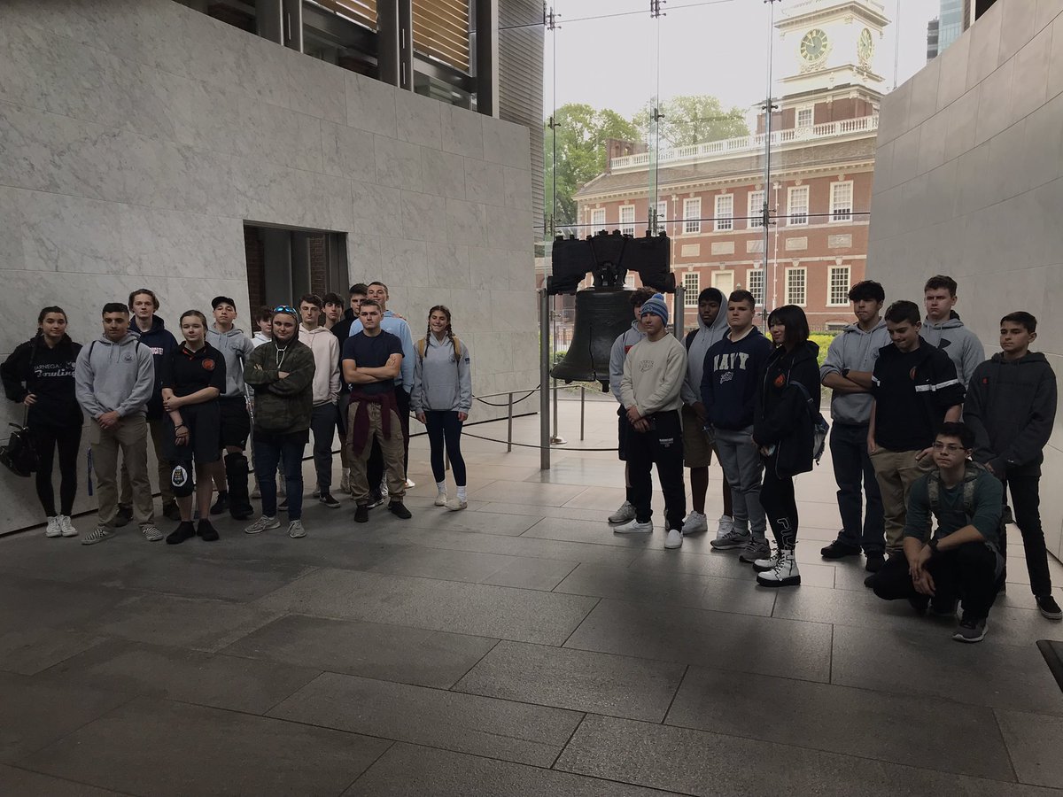 SHIELD and NJROTC got to take a trip back through time and revisit some of our nations greatest landmarks!!! A great time was had by all and for some of the students it was their first time having a real Philly cheese steak!!! <a href="/BarnegatHSNJRO1/">Barnegat NJROTC</a> <a href="/Barnegat_HS/">Barnegat High School</a> #gobengals