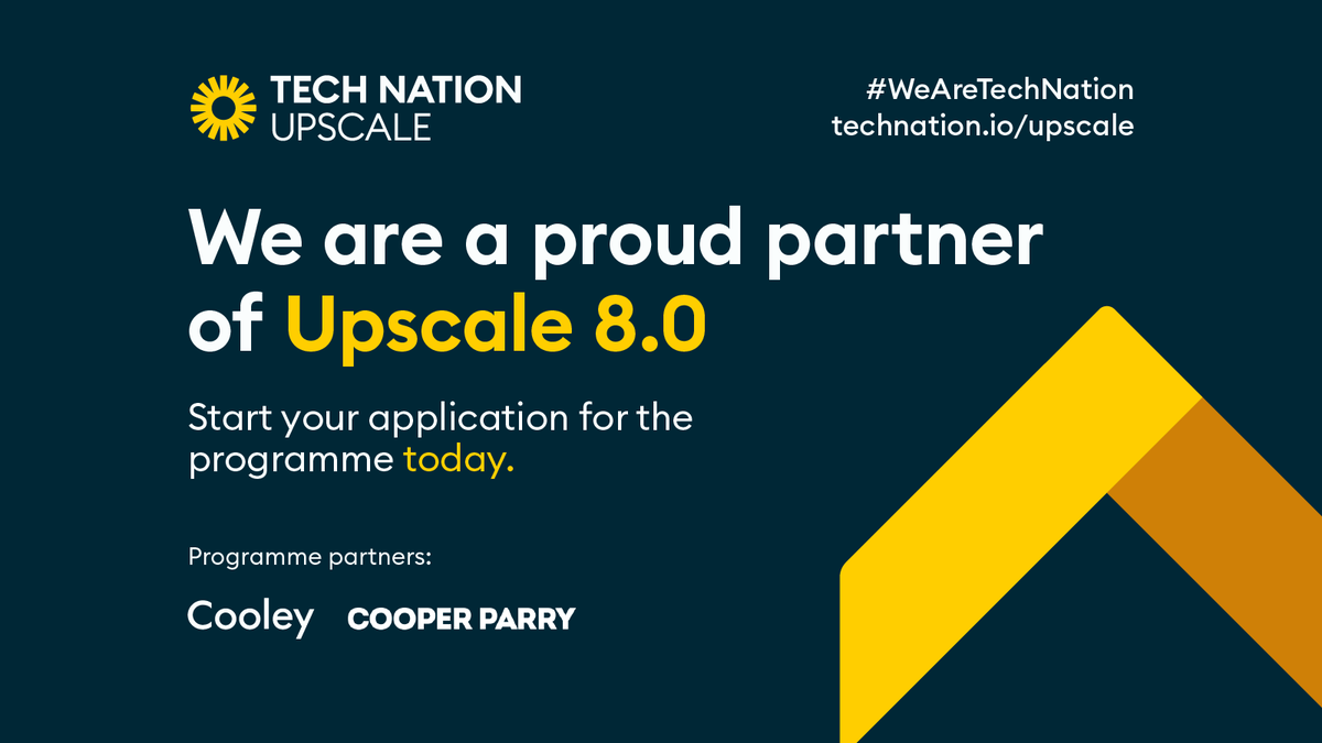 So excited <a href="/Cooper_Parry/">Cooper Parry</a> are once again partnering with <a href="/TechNation/">Tech Nation</a> to support UK Tech scaleups. 🚀Apply today bit.ly/3NmIjHb 
#ReadySetScale
