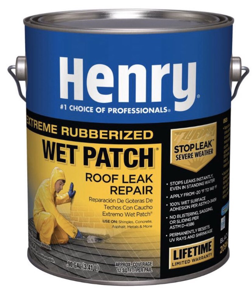 RobHenryCo's tweet photo. Rain day in SE Michigan...Don't forget to buy some #HenryWetPatch available EXCLUSIVELY @thehomedepot @Scott_Nappi @HDLutz @tony_troia @JulieGiattino @DorthanalL @XKerrigan @McFarrenGary @AriannaJacks https://t.co/fvbmrf5oGX