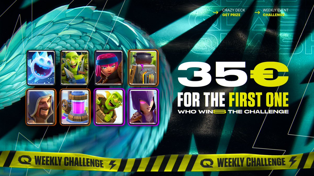 𝐑𝐞𝐪𝐮𝐢𝐫𝐞𝐦𝐞𝐧𝐭𝐬
☑️Follow us | ☑️𝐫𝐞𝐭𝐰𝐞𝐞𝐭 🔁 | ☑️tag a friend

ℹ️ 12 win Grand Challenge using bit.ly/3NhngWl
💰 35€
⏱️ end Thursday
🚫No win trading, games can be reviewed