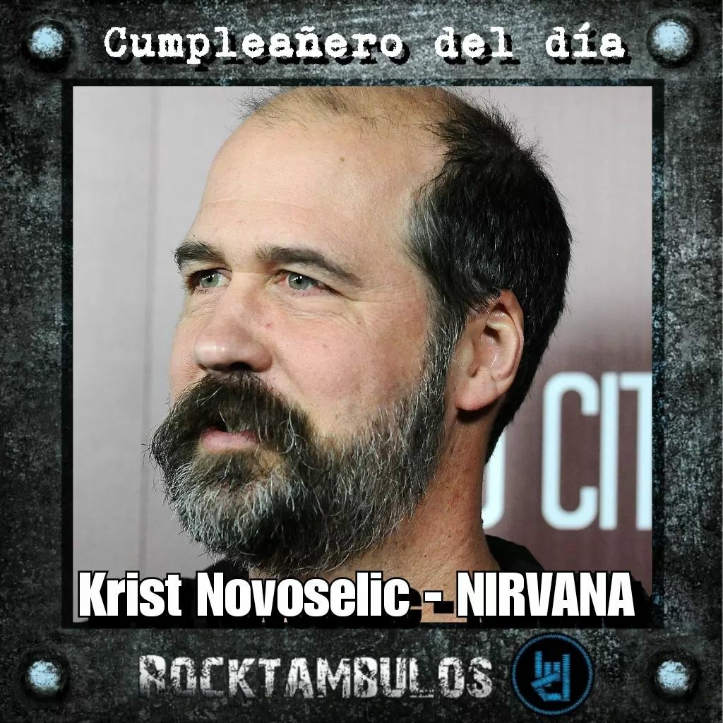 Hoy celebramos un año más de vida para el gran Krist Novoselic Happy birthday Krist 