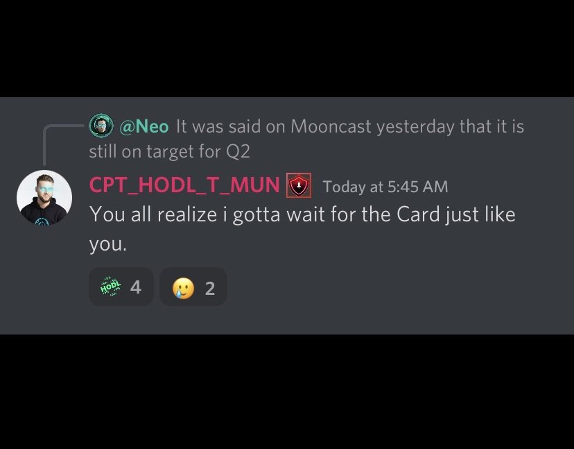 FaboisMe's tweet photo. You all realize i gotta wait for the Card just like you.

- John Karony 
💳
#SAFEMOON 
#SAFEMOONARMY https://t.co/lq6SqaoP7s