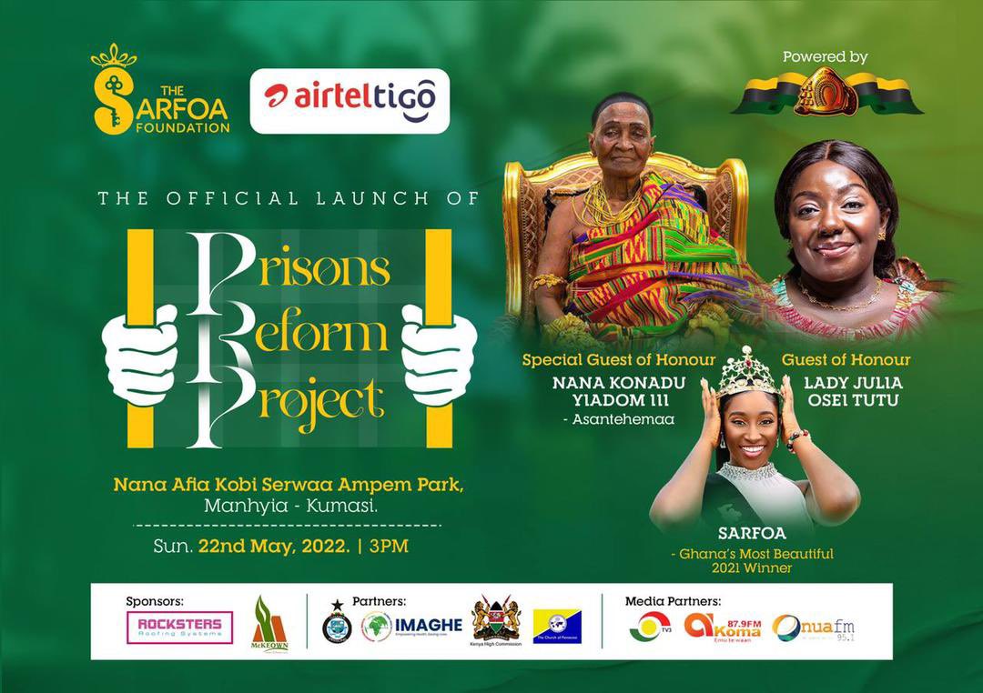 sarfoa_asamoah's tweet photo. The long anticipated launch for the Prisons Reform Project is here ! 🥳
I personally invite you to the official unveiling of this impactful journey.
#Sarfoa
#SarfoaFoundation🗝️
#AgendaBRRIF
#OneSoulAtATime
#ImpactingLives
#PossessingtheNations https://t.co/WrPPOUeHZr
